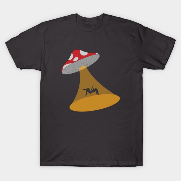 Mushroom UFO T-Shirt by dvdnds